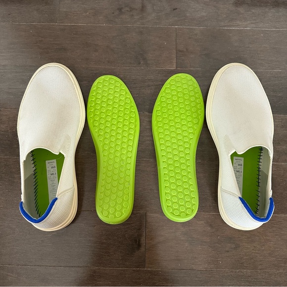 Rothy's The Original Slip On Sneaker‎ Classic White Comfort Washable Tennis 8 - Picture 7 of 10